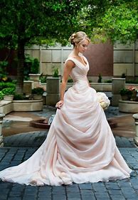 Image result for Blush Wedding Dress