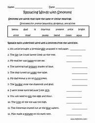 Image result for 6 Grade Vocabulary Worksheets Free