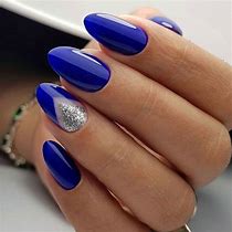 Image result for Bright Blue Nail Designs