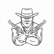 Image result for Cowboy Gun Art