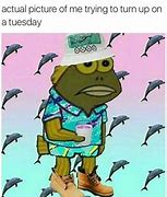 Image result for Spongebob Fish Smirk Meme