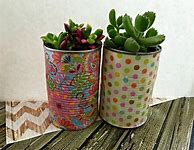 Image result for Tin Can Planters