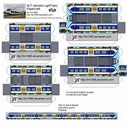 Image result for Papercraft 3D Model Indonesian Train