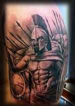 Image result for King Leonidas Tattoo