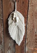 Image result for Macrame Feathers