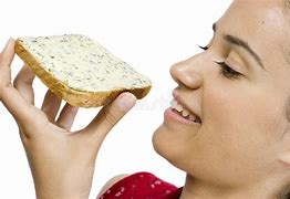 Image result for Person Eating Bread Slice