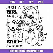 Image result for Free Anime Women SVG