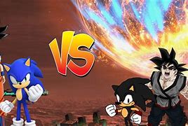 Image result for Dark Sonic vs Goku