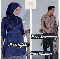 Image result for Kebaya Modern Biru Dongker