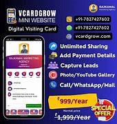 Image result for Digital Business Visiting Card Vcard