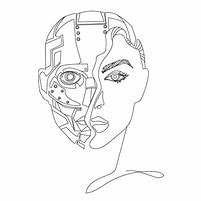 Image result for Robot Face Drawing