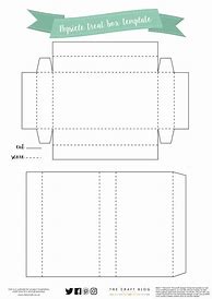 Image result for Free Printable Treat Box Template