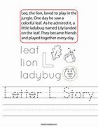 Image result for Letter L Stories