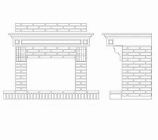 Image result for Brick Fireplace Drawing