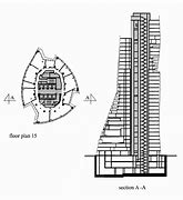 Image result for Shanghai Tower Section