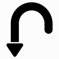 Image result for Symbol U-turn Blue