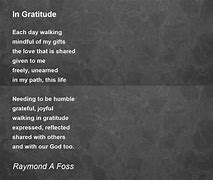 Image result for Poem On Gratitude for God