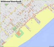 Image result for Map of Wildwood NJ Shore Line