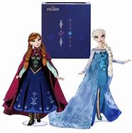 Image result for Elsa and Anna Mini Dolls