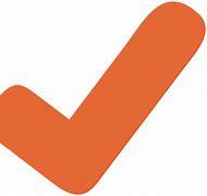 Image result for Orange Check Mark Clip Art