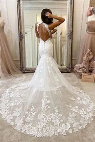 Image result for Lace Mermaid Wedding Gowns