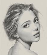 Image result for Pencil Sketch Girl Face Drawing