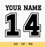 Image result for Basketball Jersey Numbers SVG