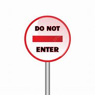 Image result for Do Not Enter Sign Transparent