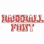 Image result for Baseball Embroidery Font