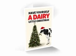 Image result for Dairy Cow Christmas Cards