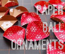 Image result for Paper Ball Ornaments