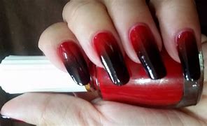 Image result for Clear Red Nails