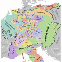 Image result for HRE States Map