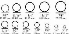 Image result for Nose Ring Size Chart