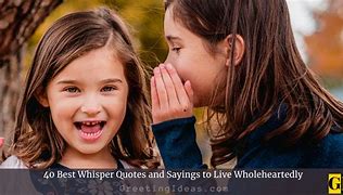 Image result for Whisper Love Quotes