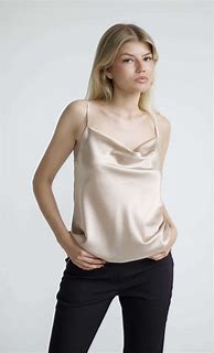 Image result for Pink Silk Top