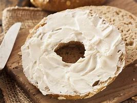 Image result for Cream Cheese On Bagel