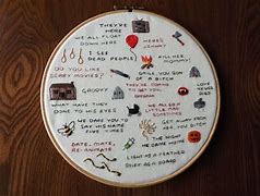 Image result for Horror Embroidery