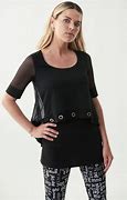 Image result for Black and Pink Overlay Top