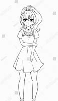 Image result for Beautiful Anime Girl Outline