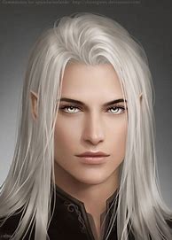 Image result for Male Elf Green Hair