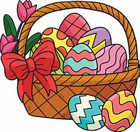 Image result for Happy Easter Flower Basket Clip Art