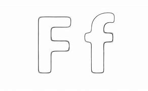 Image result for Letter F Drawing