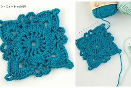 Image result for Crochet Square Motif