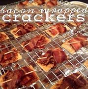 Image result for Bacon Wrapped Crackers