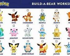 Image result for Pokemon Build a Bear Eeveelutions