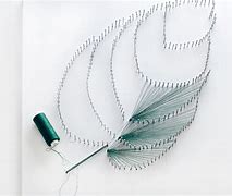 Image result for Thread Art Leaf