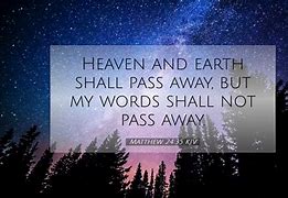 Image result for Matthew 24:35 KJV