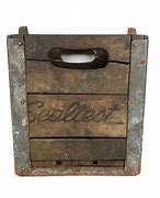 Image result for Old Metal Milk Crate