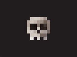 Image result for Minecraft Skull Pixel Art